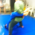 Step 5: Victor reaches back and begins to open the guard