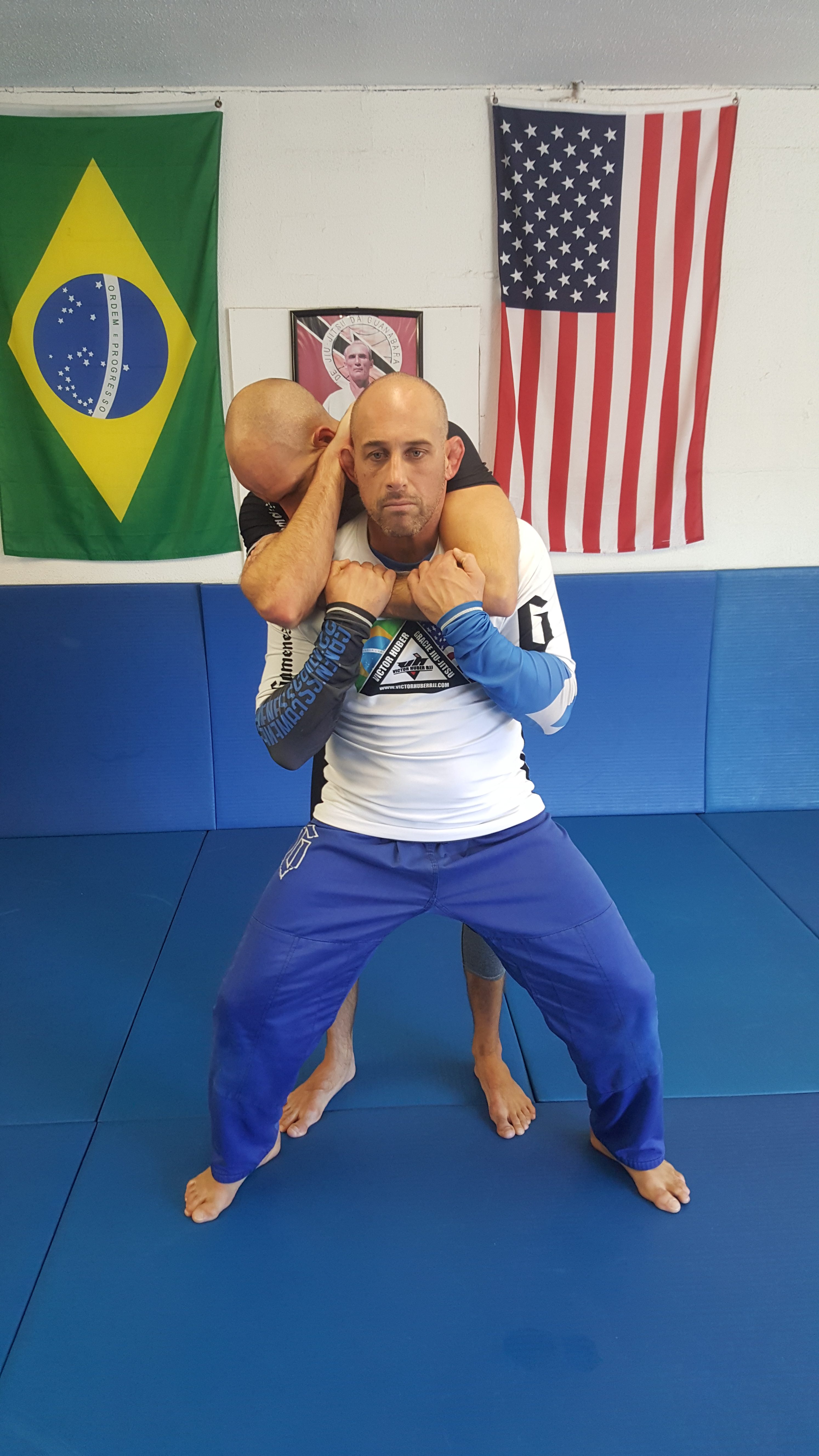 Technique for January 2017 Standing RearNaked Choke Defense Victor